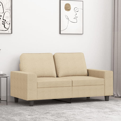 Canapea cu 2 locuri, crem, 120 cm, material textil - WALTI WALTI