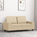 Canapea cu 2 locuri, crem, 120 cm, material textil - WALTI WALTI