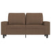 Canapea cu 2 locuri, maro, 120 cm, material textil - WALTI WALTI
