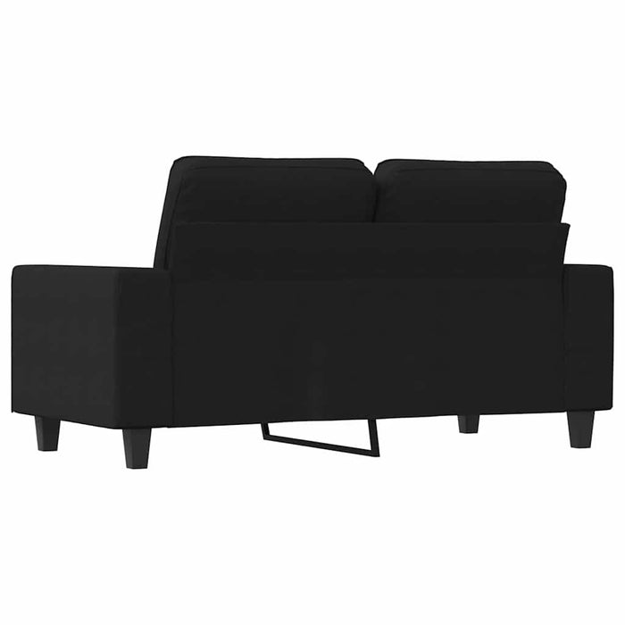 Canapea cu 2 locuri, negru, 120 cm, material textil - WALTI WALTI