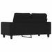 Canapea cu 2 locuri, negru, 120 cm, material textil - WALTI WALTI