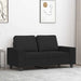 Canapea cu 2 locuri, negru, 120 cm, material textil - WALTI WALTI