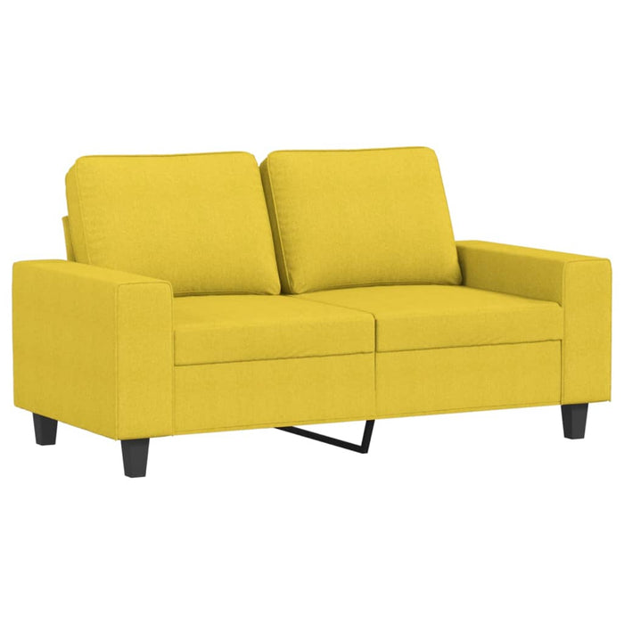 Canapea cu 2 locuri, galben deschis, 120 cm, material textil - WALTI WALTI