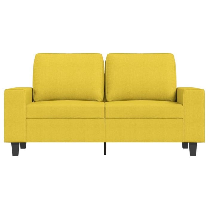 Canapea cu 2 locuri, galben deschis, 120 cm, material textil - WALTI WALTI