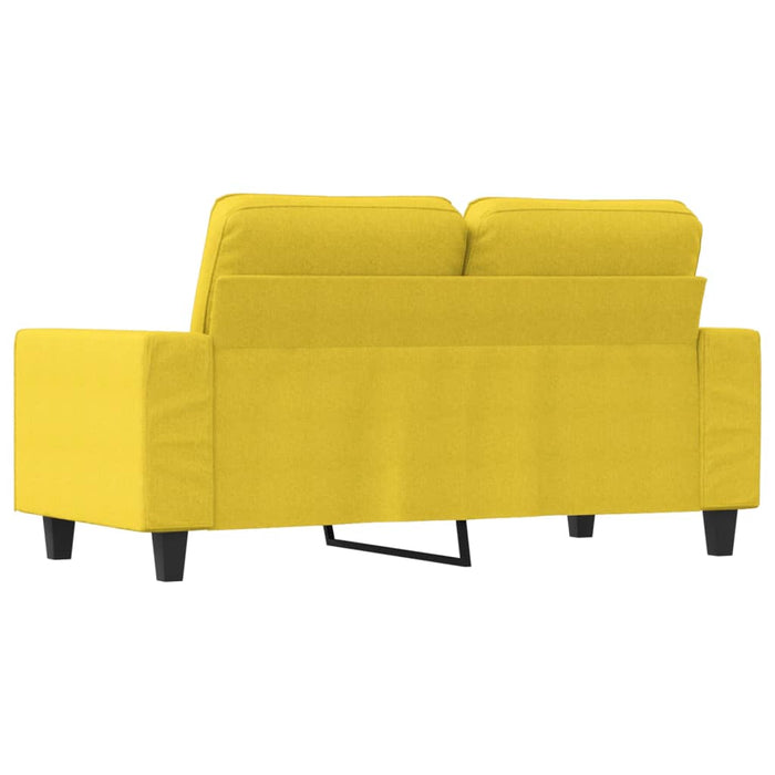 Canapea cu 2 locuri, galben deschis, 120 cm, material textil - WALTI WALTI
