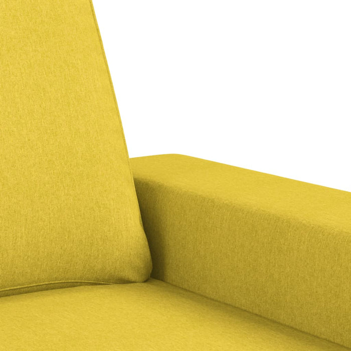Canapea cu 2 locuri, galben deschis, 120 cm, material textil - WALTI WALTI