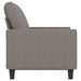 Canapea cu 2 locuri, gri taupe, 120 cm, material textil - WALTI WALTI