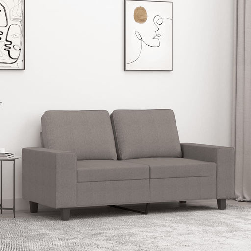 Canapea cu 2 locuri, gri taupe, 120 cm, material textil - WALTI WALTI