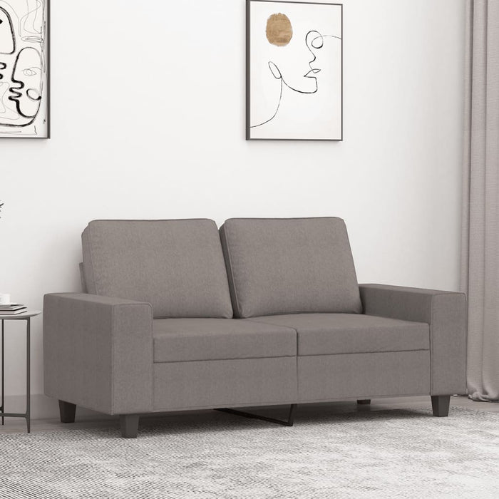 Canapea cu 2 locuri, gri taupe, 120 cm, material textil - WALTI WALTI