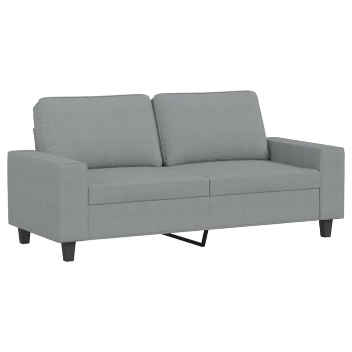 Canapea cu 2 locuri, gri deschis, 140 cm, material textil - WALTI WALTI