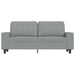 Canapea cu 2 locuri, gri deschis, 140 cm, material textil - WALTI WALTI