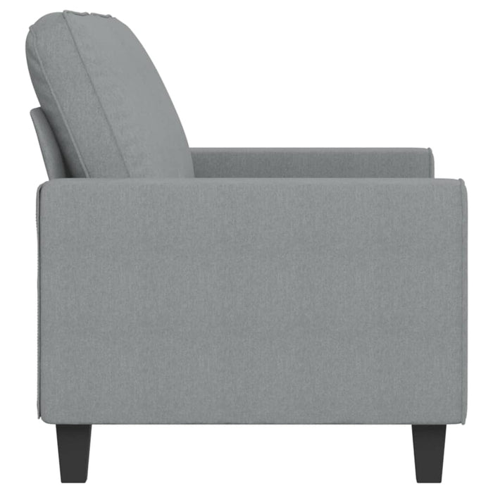 Canapea cu 2 locuri, gri deschis, 140 cm, material textil - WALTI WALTI
