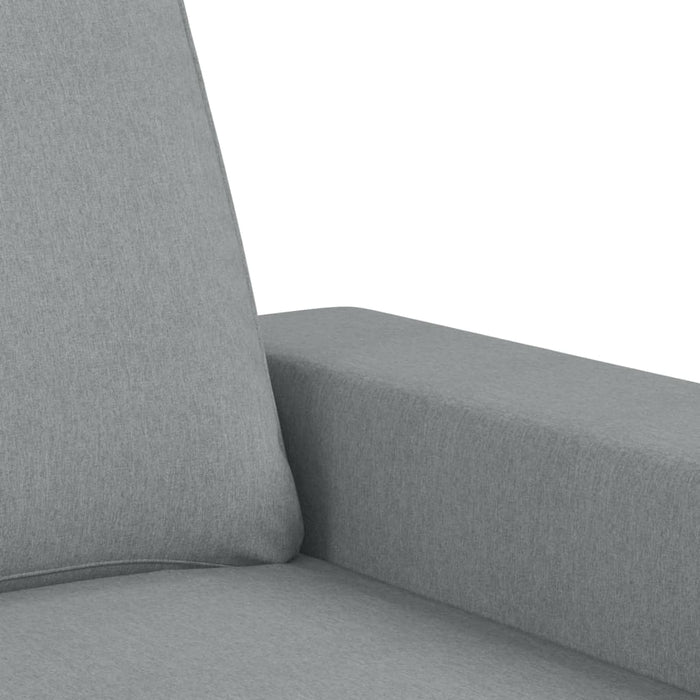 Canapea cu 2 locuri, gri deschis, 140 cm, material textil - WALTI WALTI