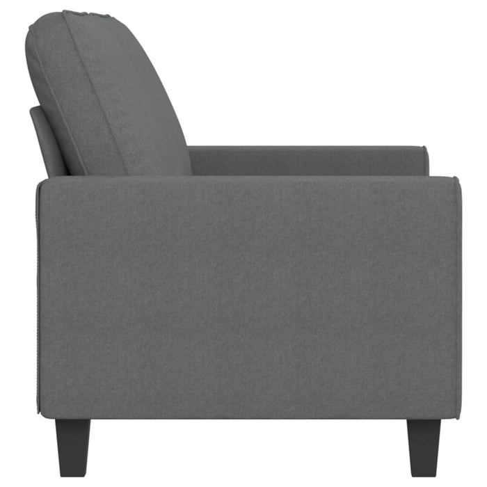 Canapea cu 2 locuri, gri închis, 140 cm, material textil - WALTI WALTI
