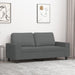 Canapea cu 2 locuri, gri închis, 140 cm, material textil - WALTI WALTI
