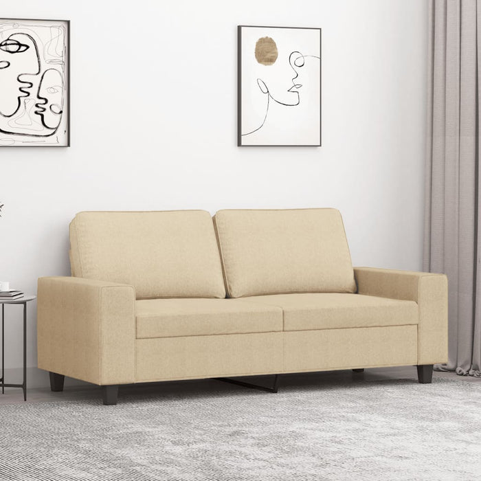 Canapea cu 2 locuri, crem, 140 cm, material textil - WALTI WALTI