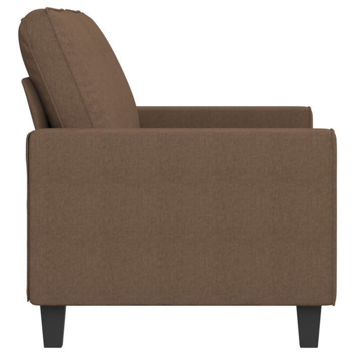 Canapea cu 2 locuri, maro, 140 cm, material textil - WALTI WALTI