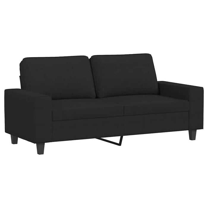 Canapea cu 2 locuri, negru, 140 cm, material textil - WALTI WALTI