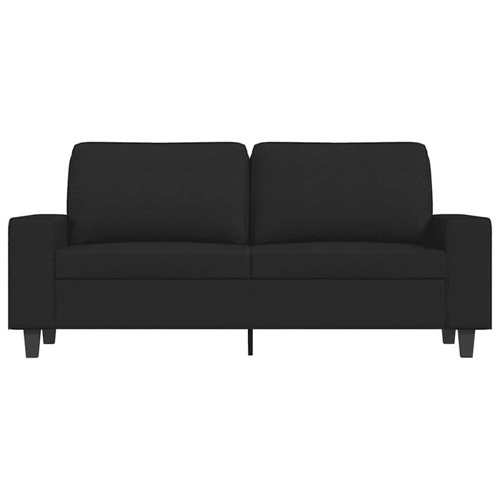 Canapea cu 2 locuri, negru, 140 cm, material textil - WALTI WALTI