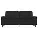 Canapea cu 2 locuri, negru, 140 cm, material textil - WALTI WALTI