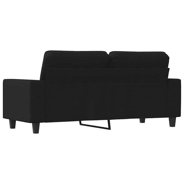 Canapea cu 2 locuri, negru, 140 cm, material textil - WALTI WALTI