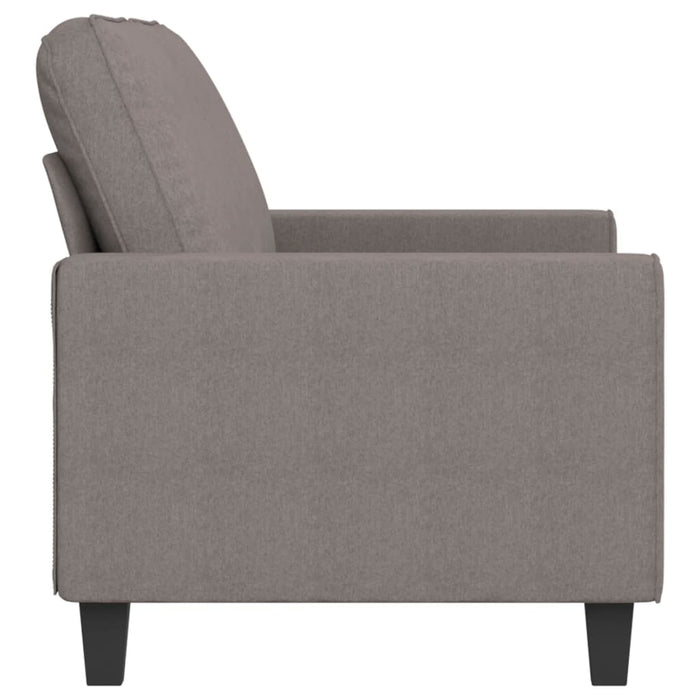 Canapea cu 2 locuri, gri taupe, 140 cm, material textil - WALTI WALTI