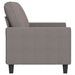 Canapea cu 2 locuri, gri taupe, 140 cm, material textil - WALTI WALTI