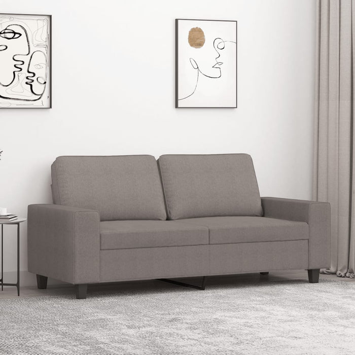 Canapea cu 2 locuri, gri taupe, 140 cm, material textil - WALTI WALTI