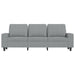 Canapea cu 3 locuri, gri deschis, material 180CM textil - WALTI WALTI