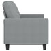 Canapea cu 3 locuri, gri deschis, material 180CM textil - WALTI WALTI