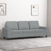Canapea cu 3 locuri, gri deschis, material 180CM textil - WALTI WALTI