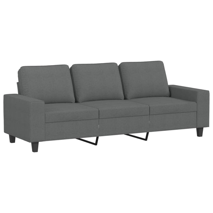 Canapea cu 3 locuri, gri închis, 180 cm, material textil - WALTI WALTI