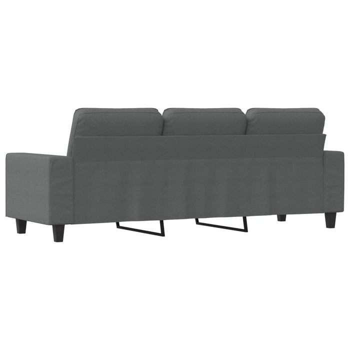 Canapea cu 3 locuri, gri închis, 180 cm, material textil - WALTI WALTI