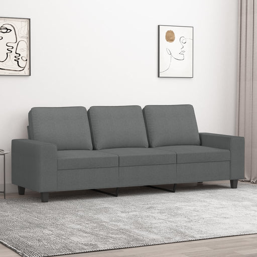 Canapea cu 3 locuri, gri închis, 180 cm, material textil - WALTI WALTI