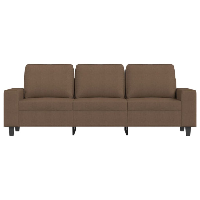 Canapea cu 3 locuri, maro, 180 cm, material textil WALTI