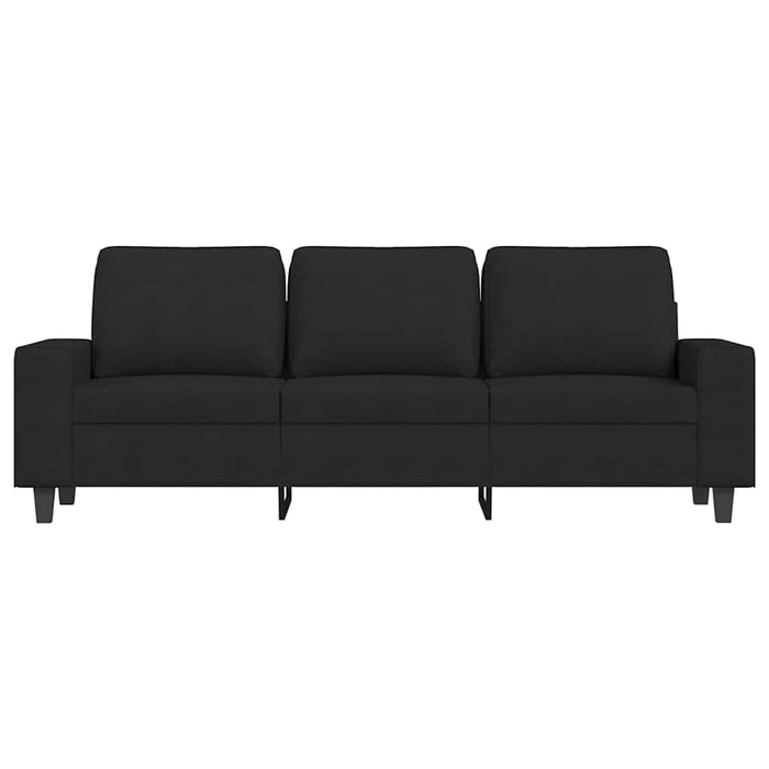 Canapea cu 3 locuri, negru, 180 cm, material textil - WALTI WALTI