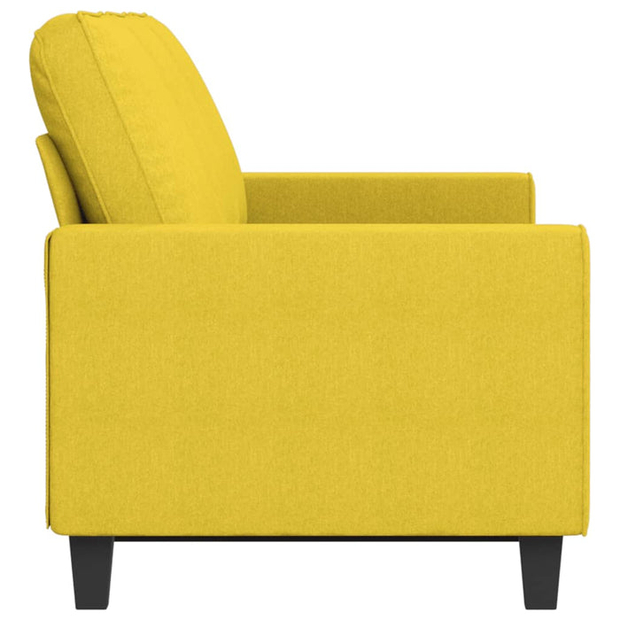 Canapea cu 3 locuri, galben deschis, 180 cm, material textil - WALTI WALTI