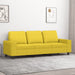 Canapea cu 3 locuri, galben deschis, 180 cm, material textil - WALTI WALTI