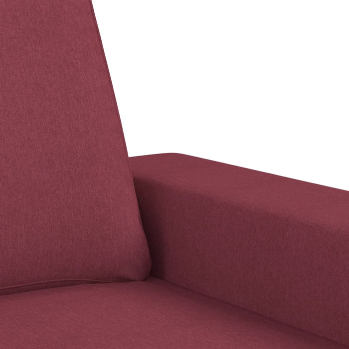 Canapea cu 3 locuri, roșu vin, 180 cm, material textil - WALTI WALTI