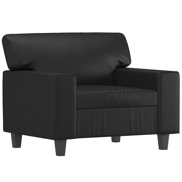 Canapea de o persoană, 60 cm, piele ecologică WALTI