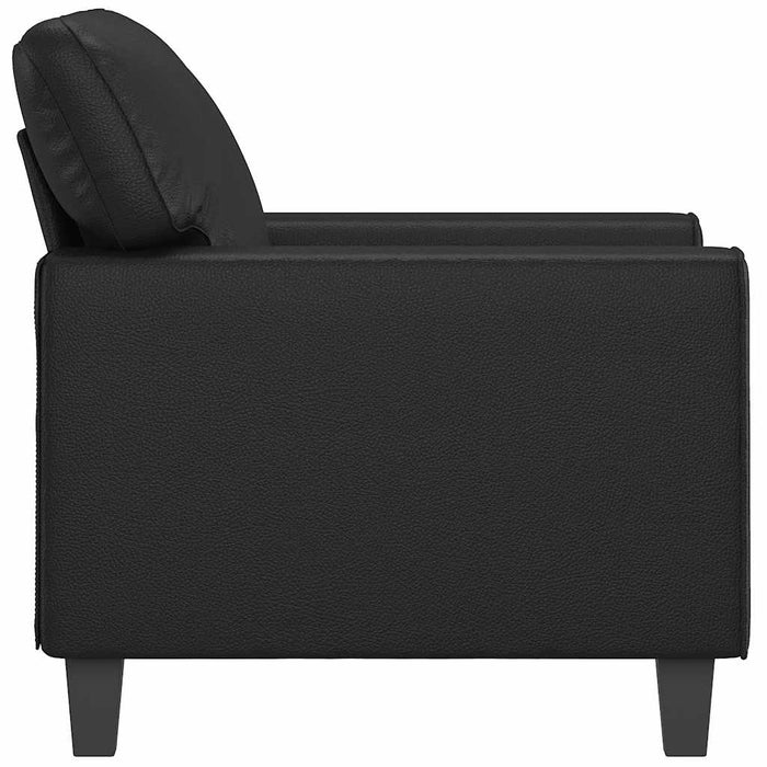 Canapea de o persoană, 60 cm, piele ecologică WALTI