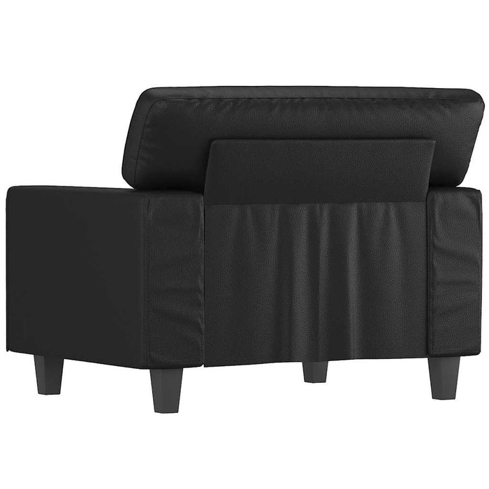 Canapea de o persoană, 60 cm, piele ecologică WALTI