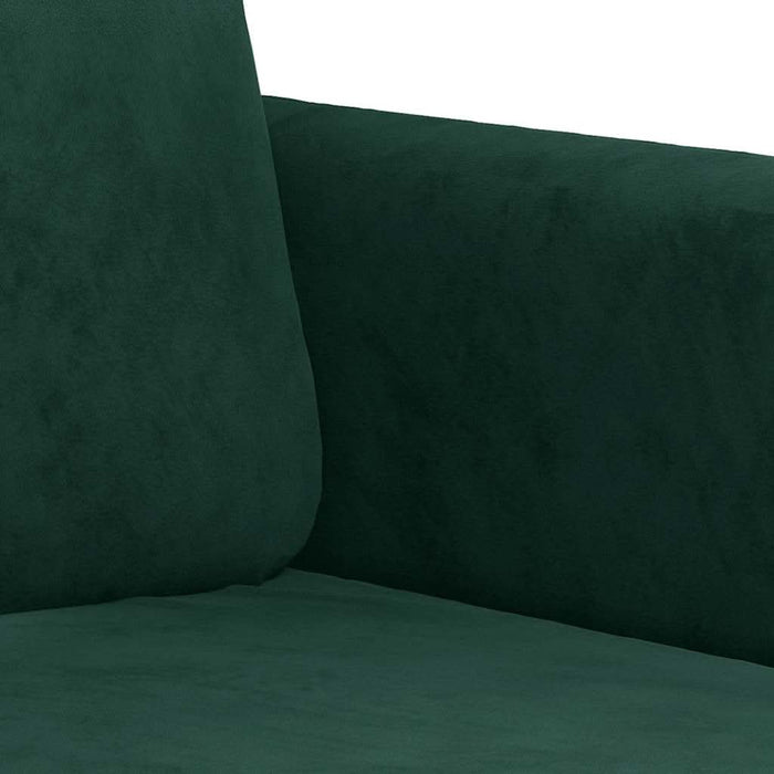 Fotoliu canapea, verde închis, 60 cm, catifea - WALTI WALTI
