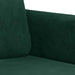 Canapea cu 2 locuri, verde închis, 140 cm, catifea - WALTI WALTI