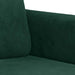 Canapea cu 3 locuri, verde închis, 180 cm, catifea - WALTI WALTI