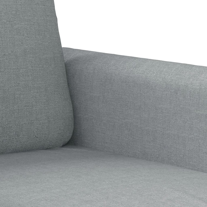 Fotoliu canapea, gri deschis, 60 cm, material textil WALTI