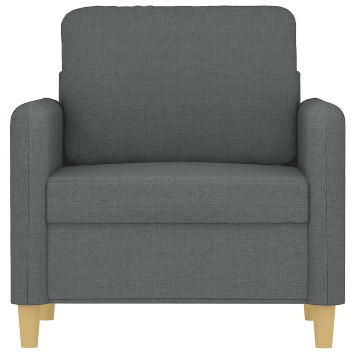 Fotoliu canapea, gri închis, 60 cm, material textil - WALTI WALTI