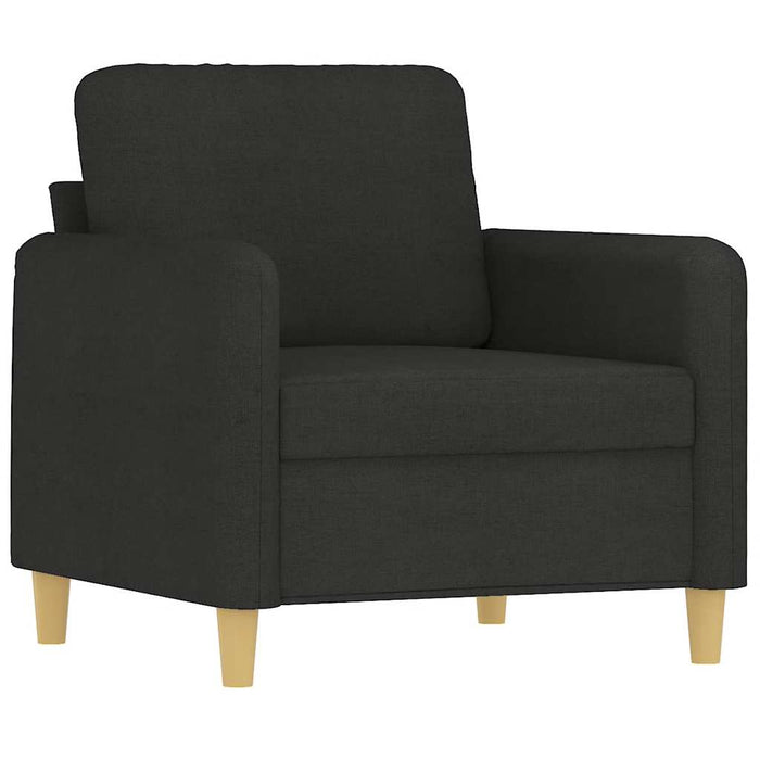 Fotoliu canapea, negru, 60 cm, material textil - WALTI WALTI