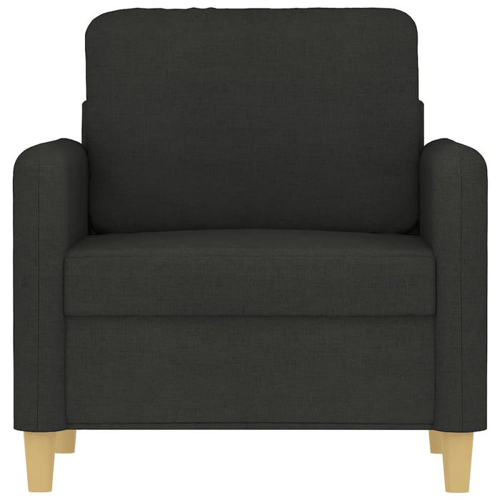 Fotoliu canapea, negru, 60 cm, material textil - WALTI WALTI