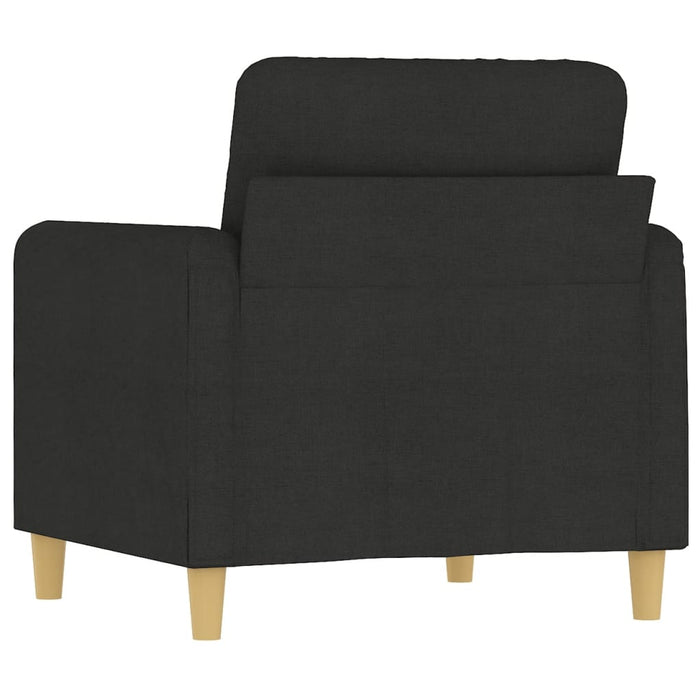 Fotoliu canapea, negru, 60 cm, material textil - WALTI WALTI